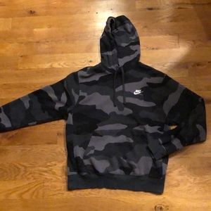 Black/grey Nike Camo Sweatshirt